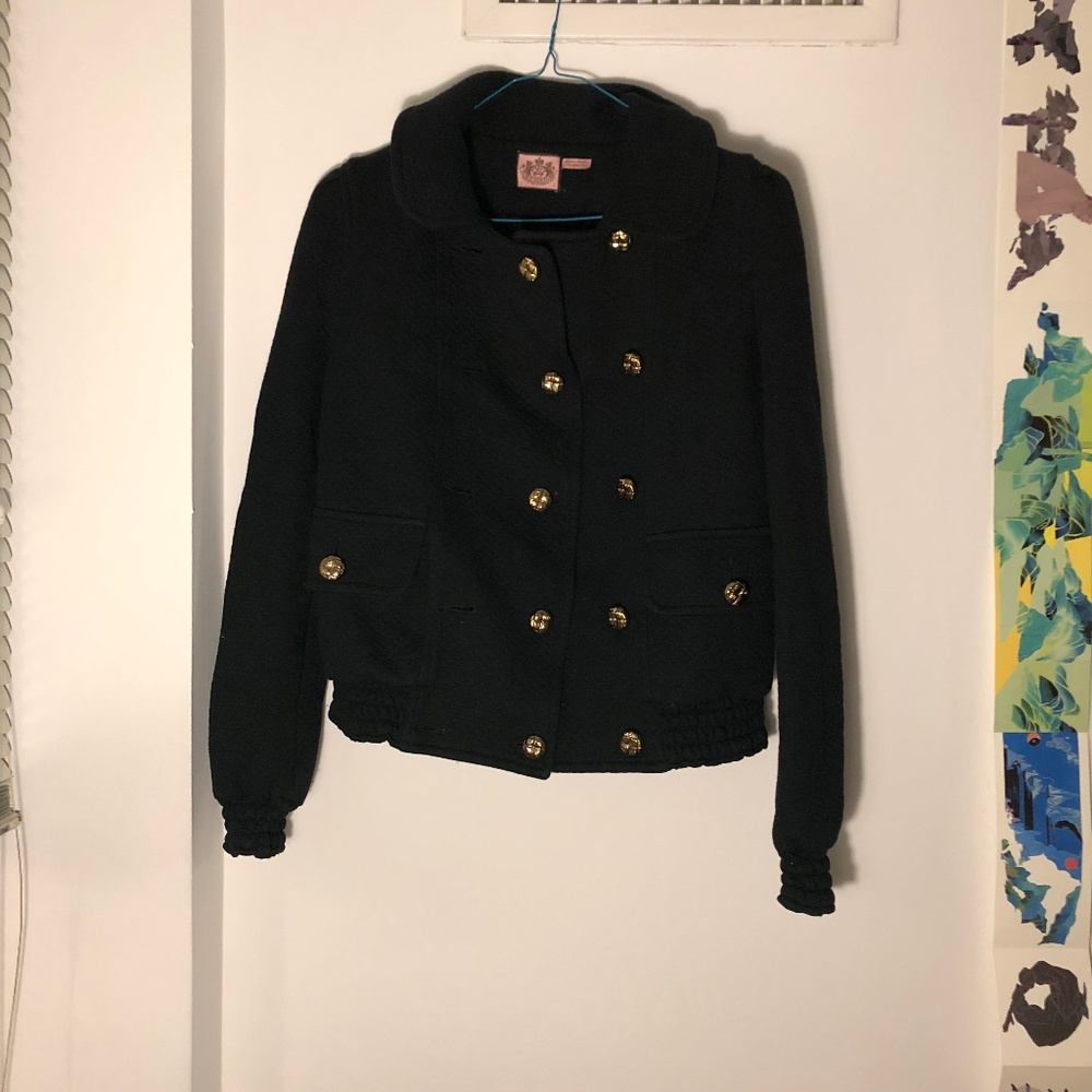 Cute #juicycouture classic black jacket 7/10 c
